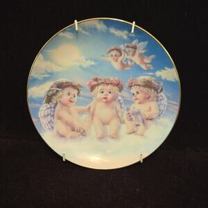 Hamilton Collection Dreamsicles "The Flying Lesson" Ceramic Plate 1994 2399AE